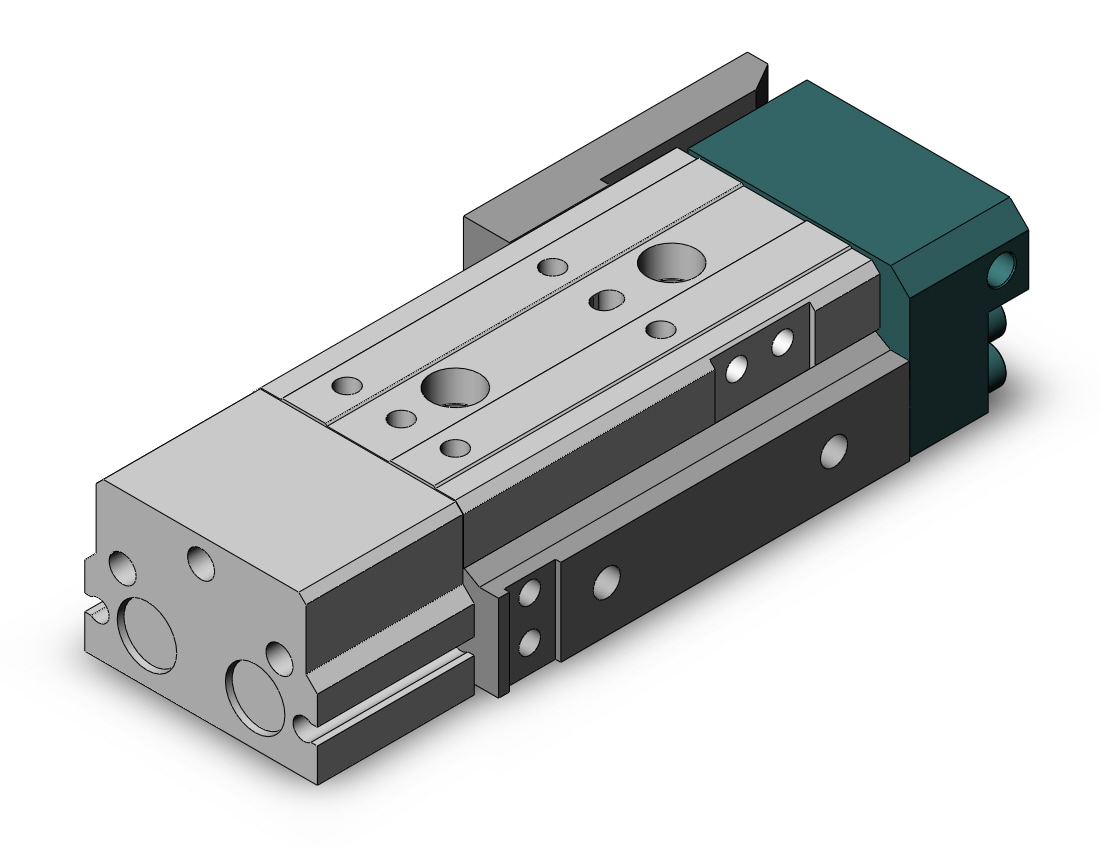 SMC MXQ12L-30FR-M9BW cylinder, MXQ GUIDED CYLINDER