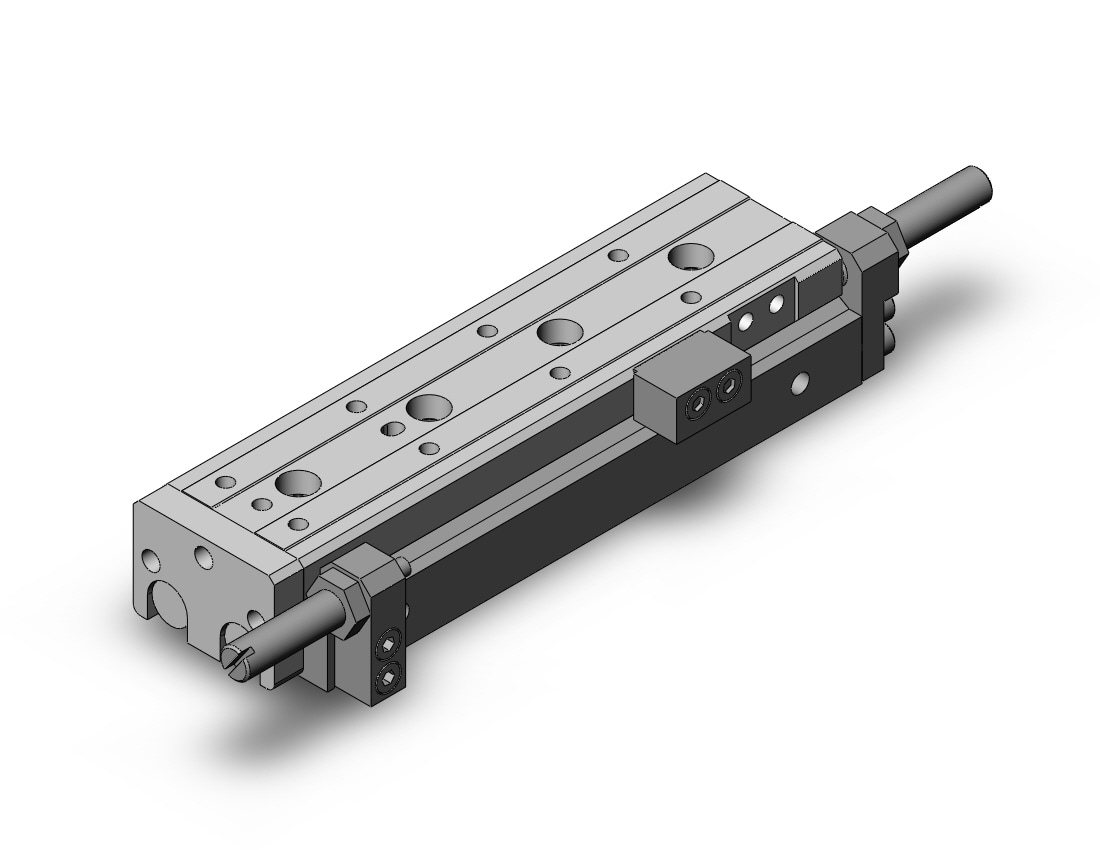 SMC MXQ12L-75B-M9NWL cylinder, MXQ GUIDED CYLINDER