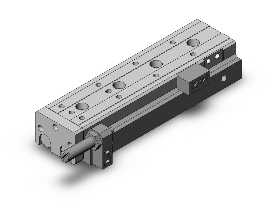 SMC MXQ12L-75BS-M9B cyl, slide table, GUIDED CYLINDER