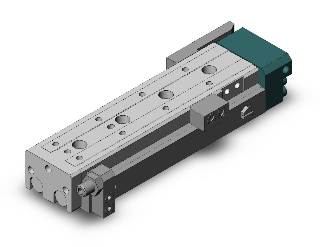 SMC MXQ12L-75CSR cylinder, MXQ GUIDED CYLINDER