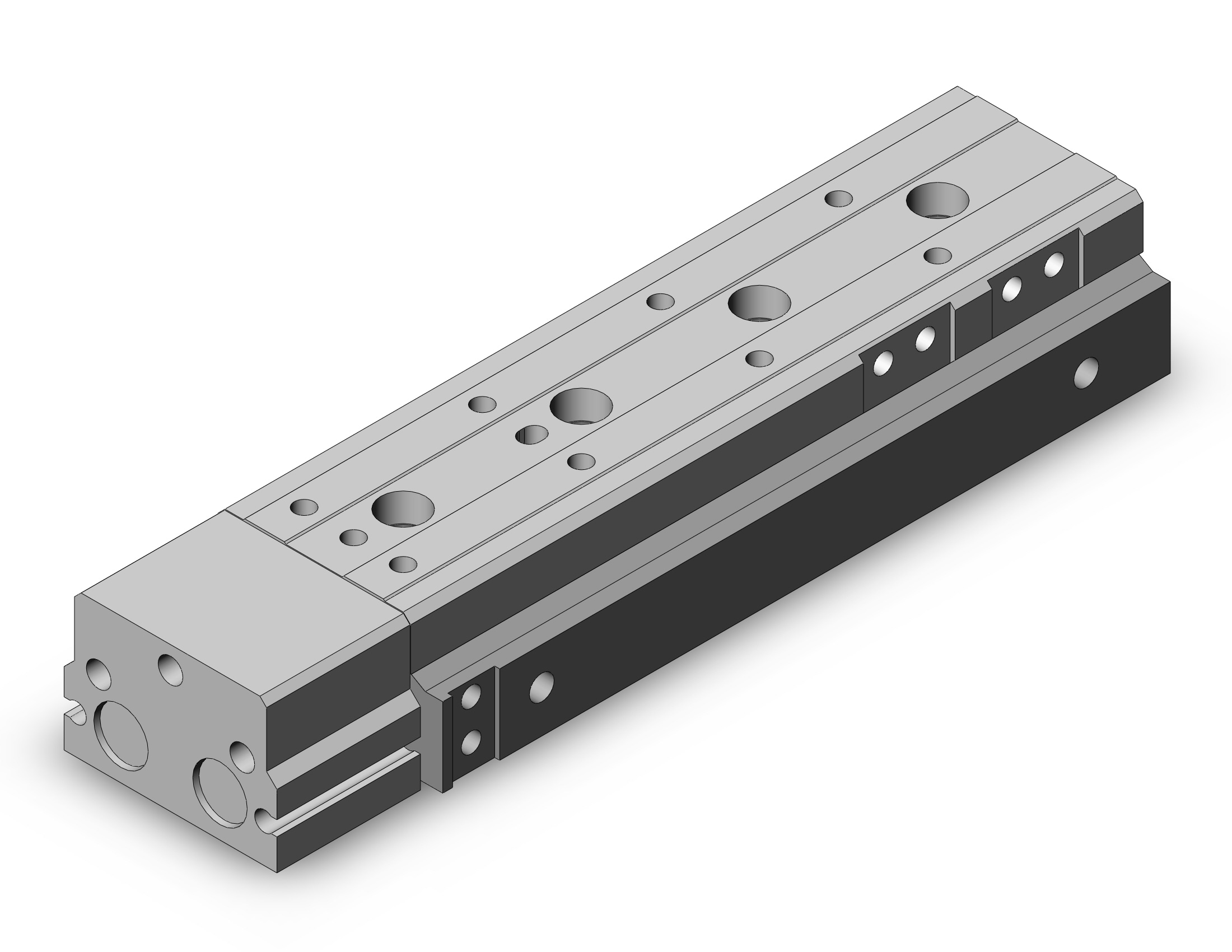 SMC MXQ12L-75F cylinder, MXQ GUIDED CYLINDER