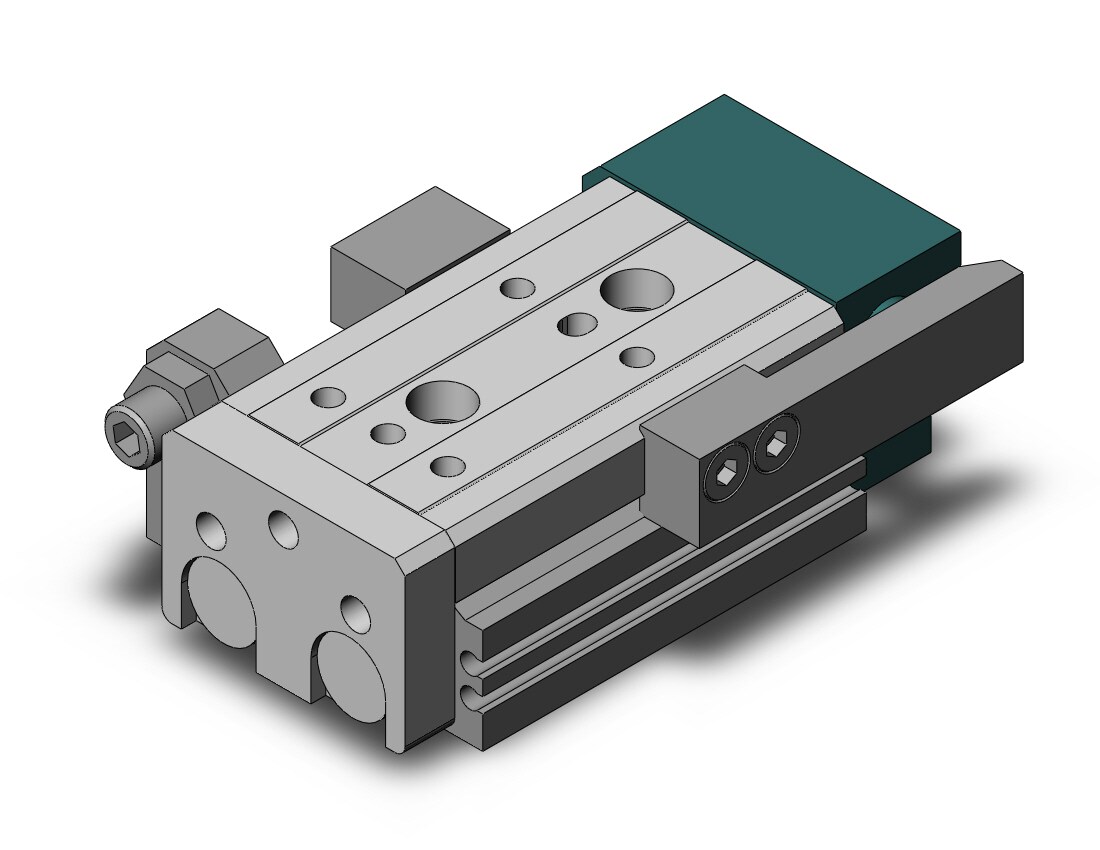 Smc Mxq Asr Cyl Slide Table Stroke Adj Mxq Guided Cyl