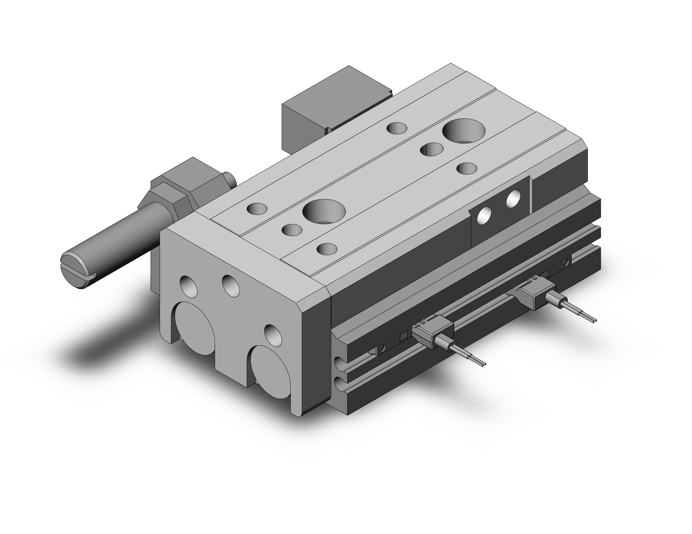 SMC MXQ16-30BS-M9BVL cylinder, MXQ GUIDED CYLINDER