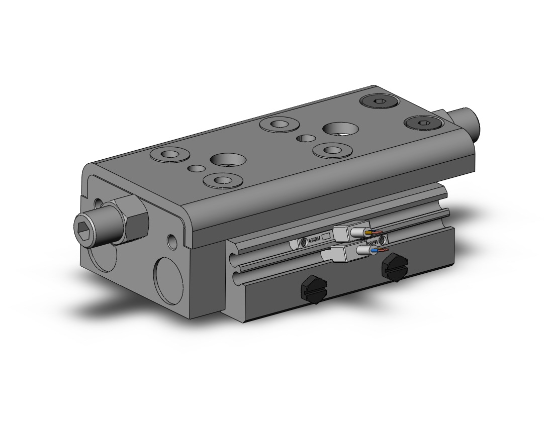 SMC MXQ16A-10ZA-M9BVL cyl, high precision, guide, MXQ GUIDED CYLINDER