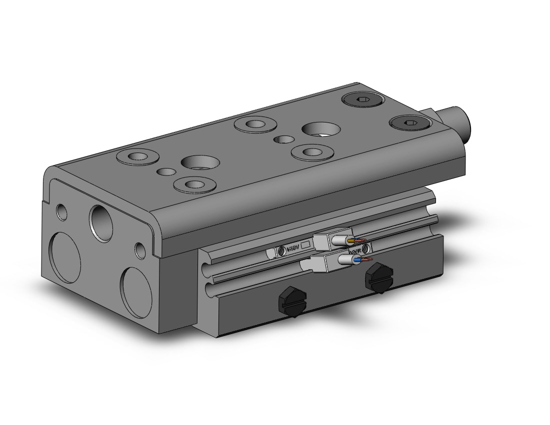 SMC MXQ16A-10ZB-M9BVL3 cyl, high precision, guide, MXQ GUIDED CYLINDER