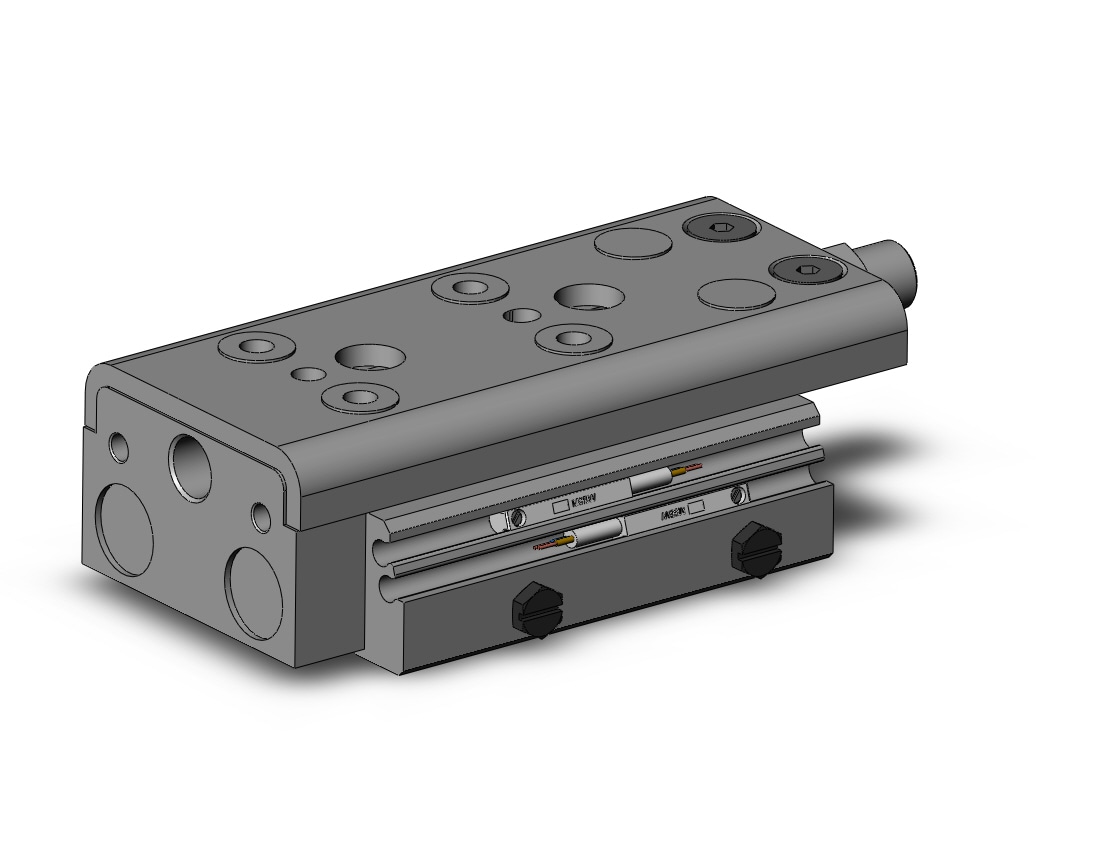 SMC MXQ16A-20ZB-M9BWSDPC cyl, high precision, guide, MXQ GUIDED CYLINDER