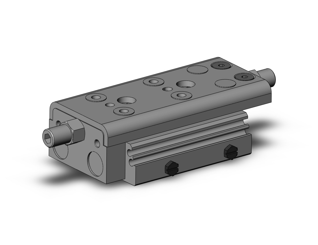 SMC MXQ16A-20ZD cyl, high precision, guide, MXQ GUIDED CYLINDER