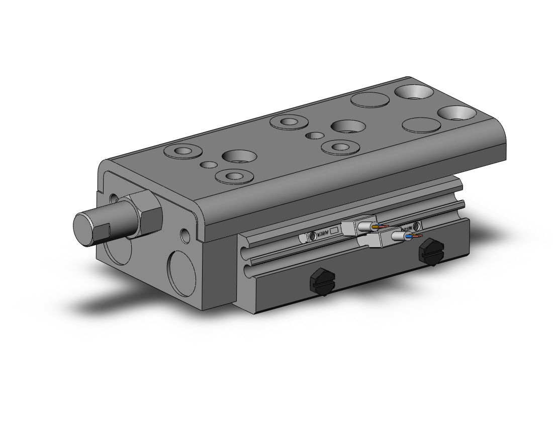 SMC MXQ16A-20ZJ-M9BVL cyl, high precision, guide, MXQ GUIDED CYLINDER