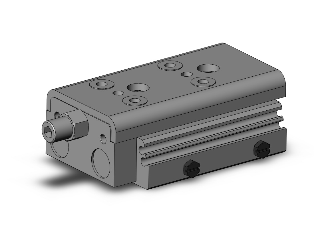 SMC MXQ16A-20ZS cyl, high precision, guide, MXQ GUIDED CYLINDER