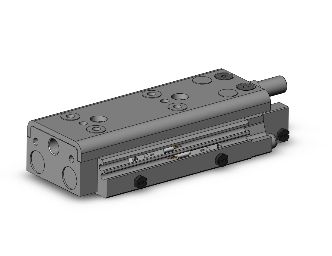 SMC MXQ16A-40ZB2-M9BZ cylinder, slide table, with auto switch, GUIDED CYLINDER