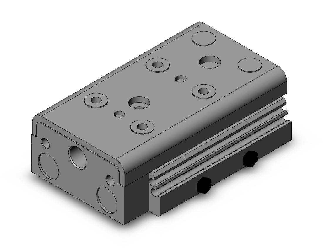 SMC MXQ16B-20ZN cyl, high precision, guide, MXQ GUIDED CYLINDER