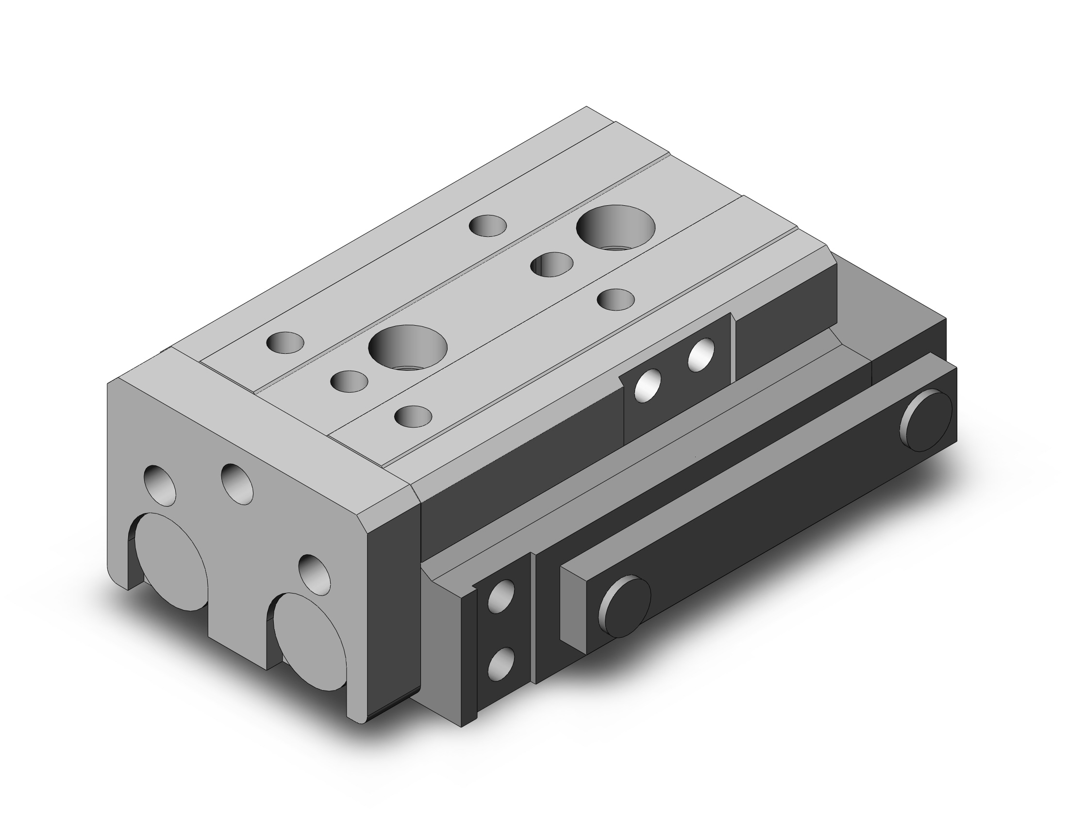 SMC MXQ16L-20P cylinder, MXQ GUIDED CYLINDER