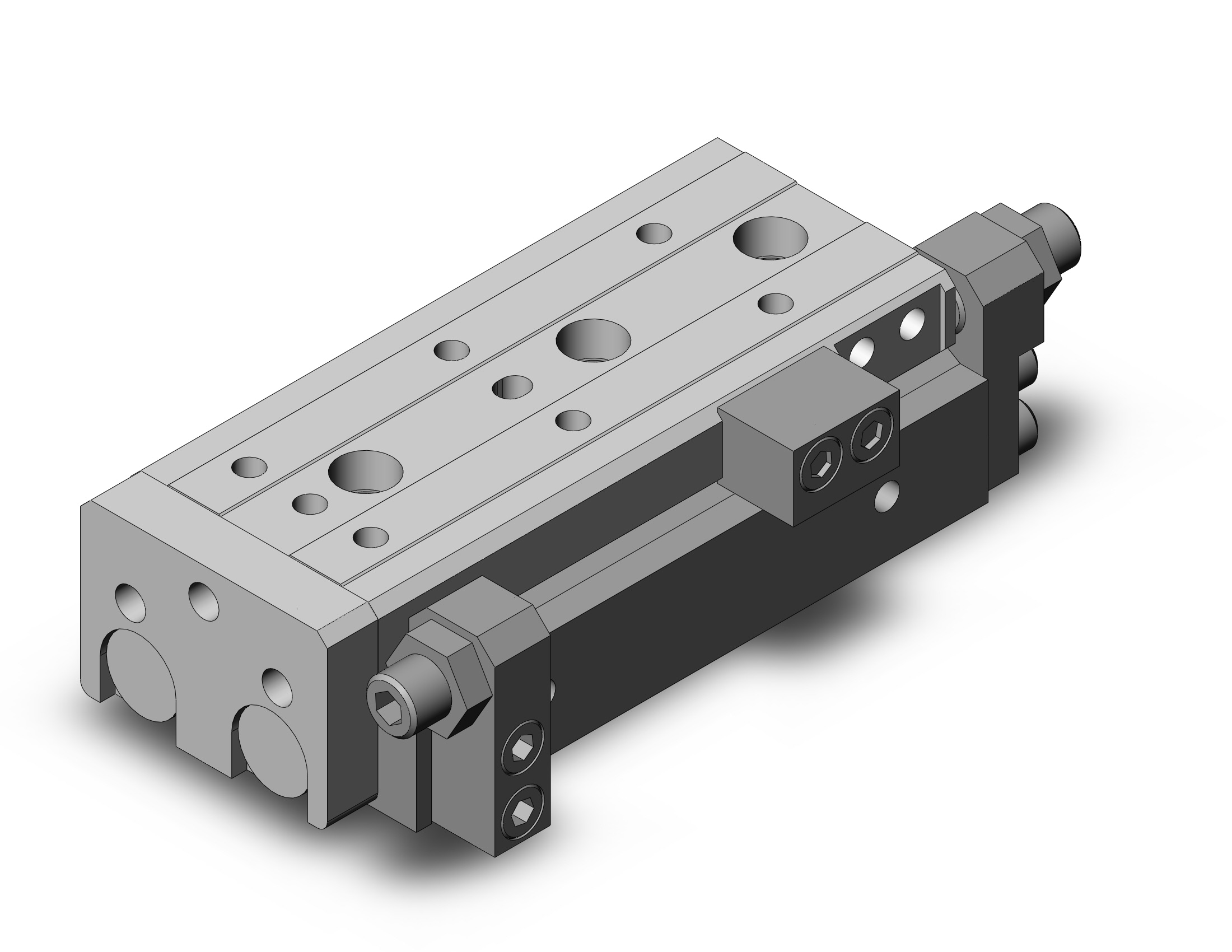 SMC MXQ16L-50A-M9NZ cylinder, MXQ GUIDED CYLINDER