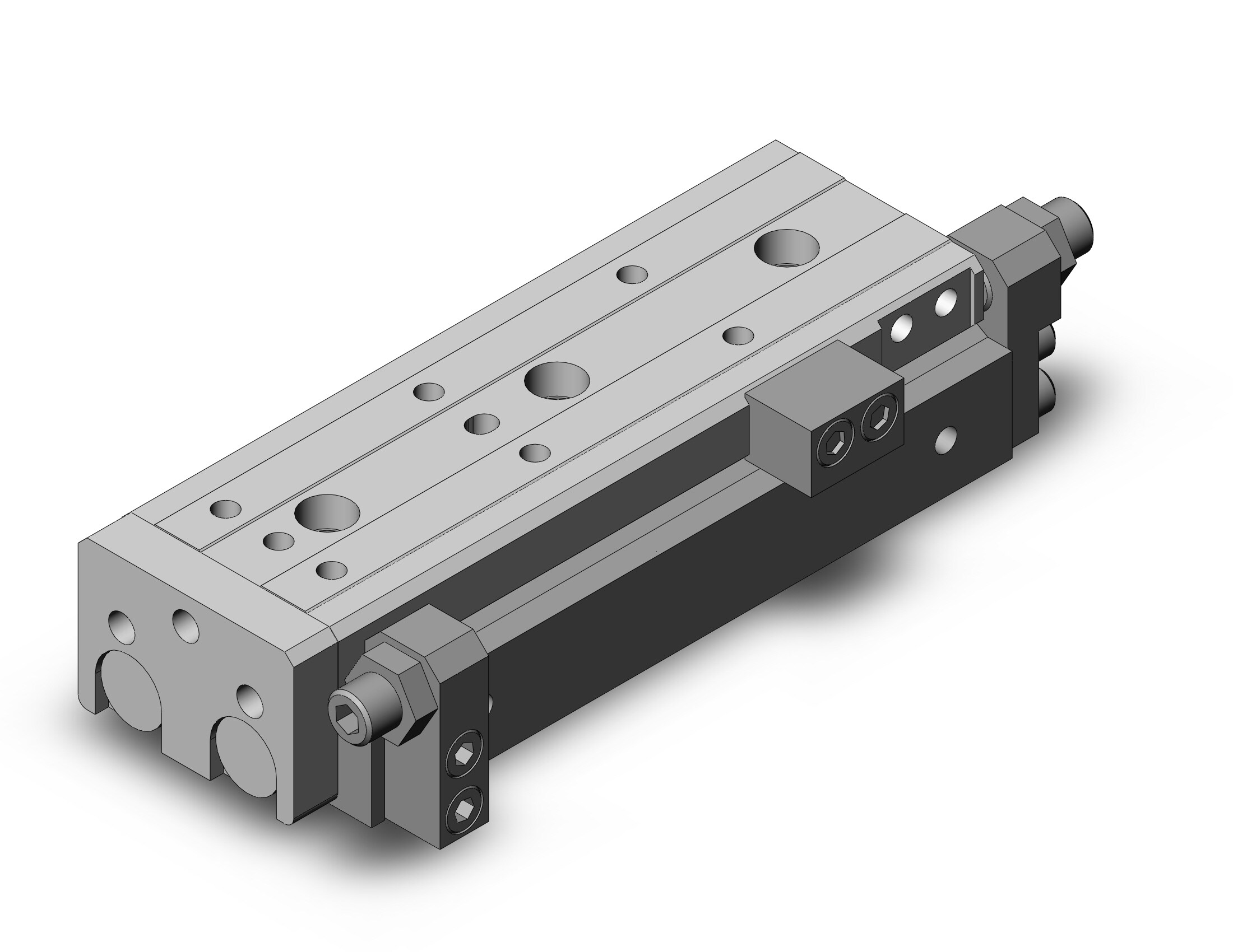 SMC MXQ16L-75A-M9NZ cylinder, MXQ GUIDED CYLINDER