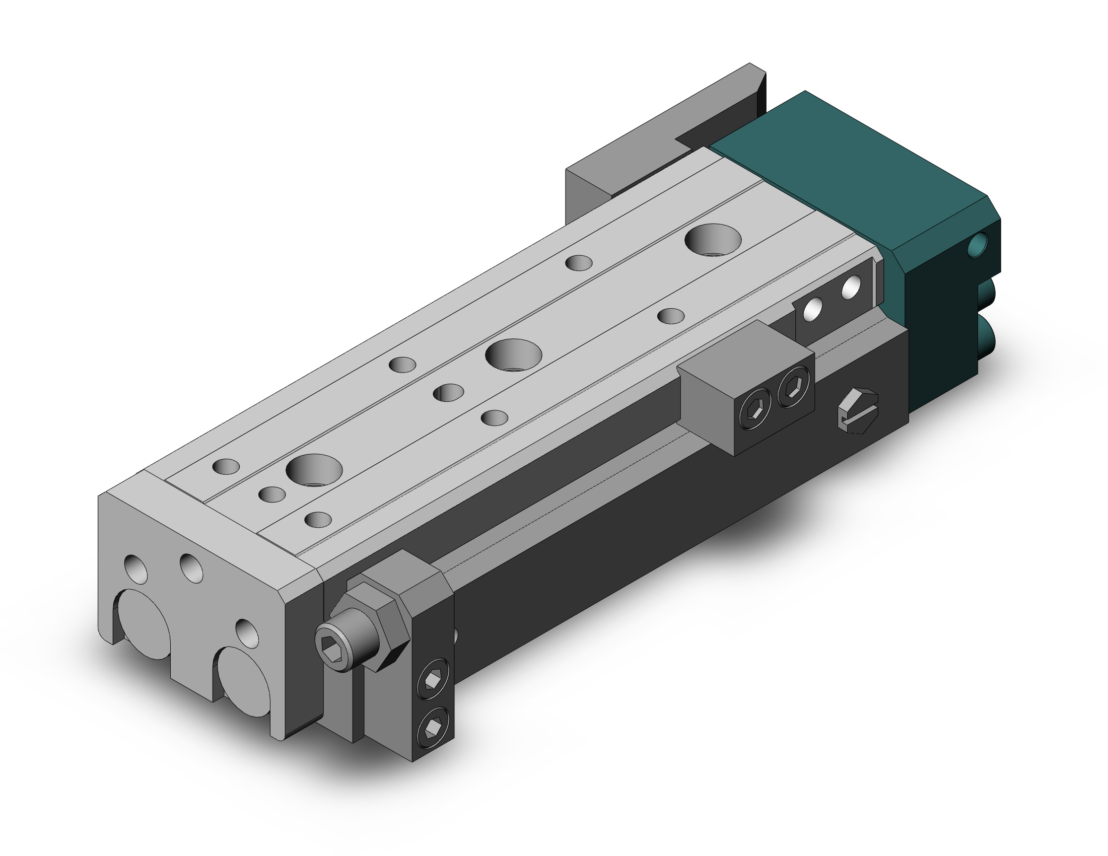 SMC MXQ16L-75ASR-M9N cylinder, MXQ GUIDED CYLINDER