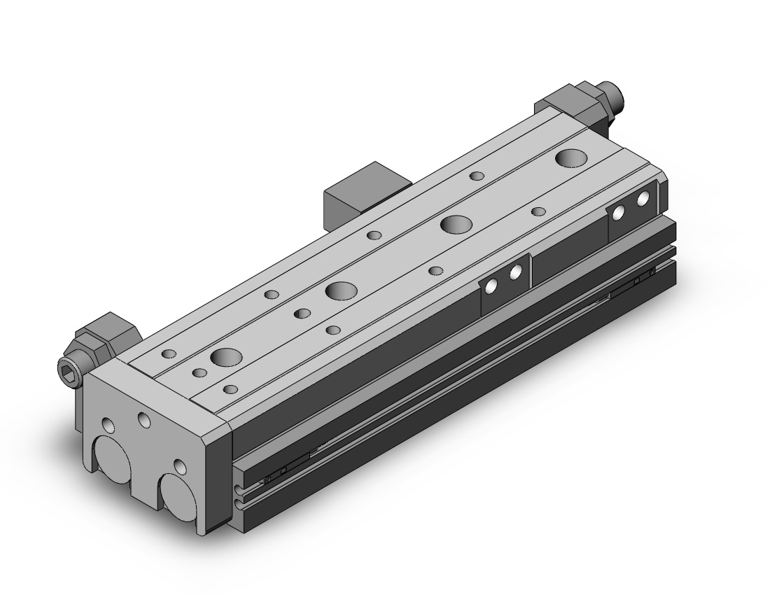 SMC MXQ20-100A-M9PM3 cyl, slide table, GUIDED CYLINDER