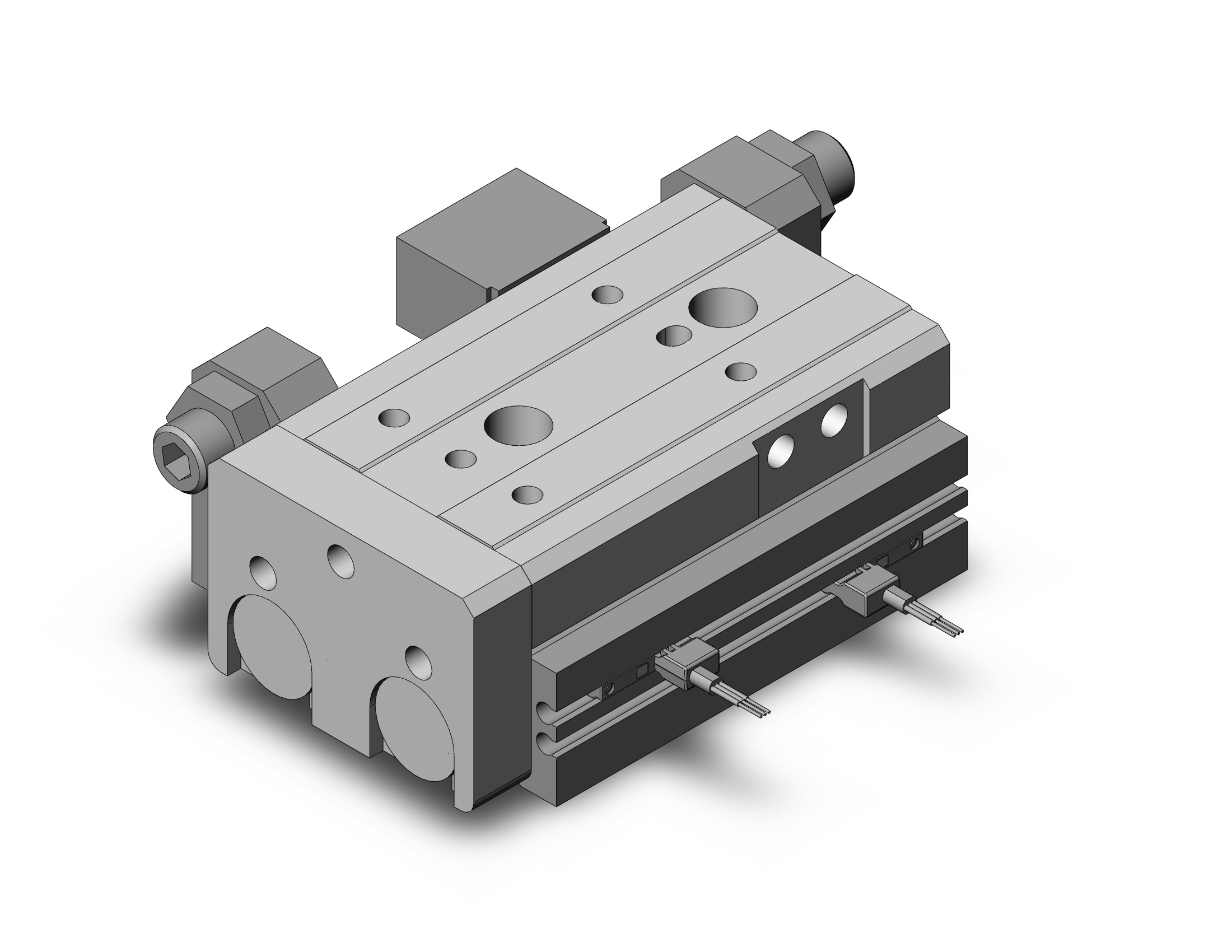 SMC MXQ20-30C-M9PV cylinder, MXQ GUIDED CYLINDER