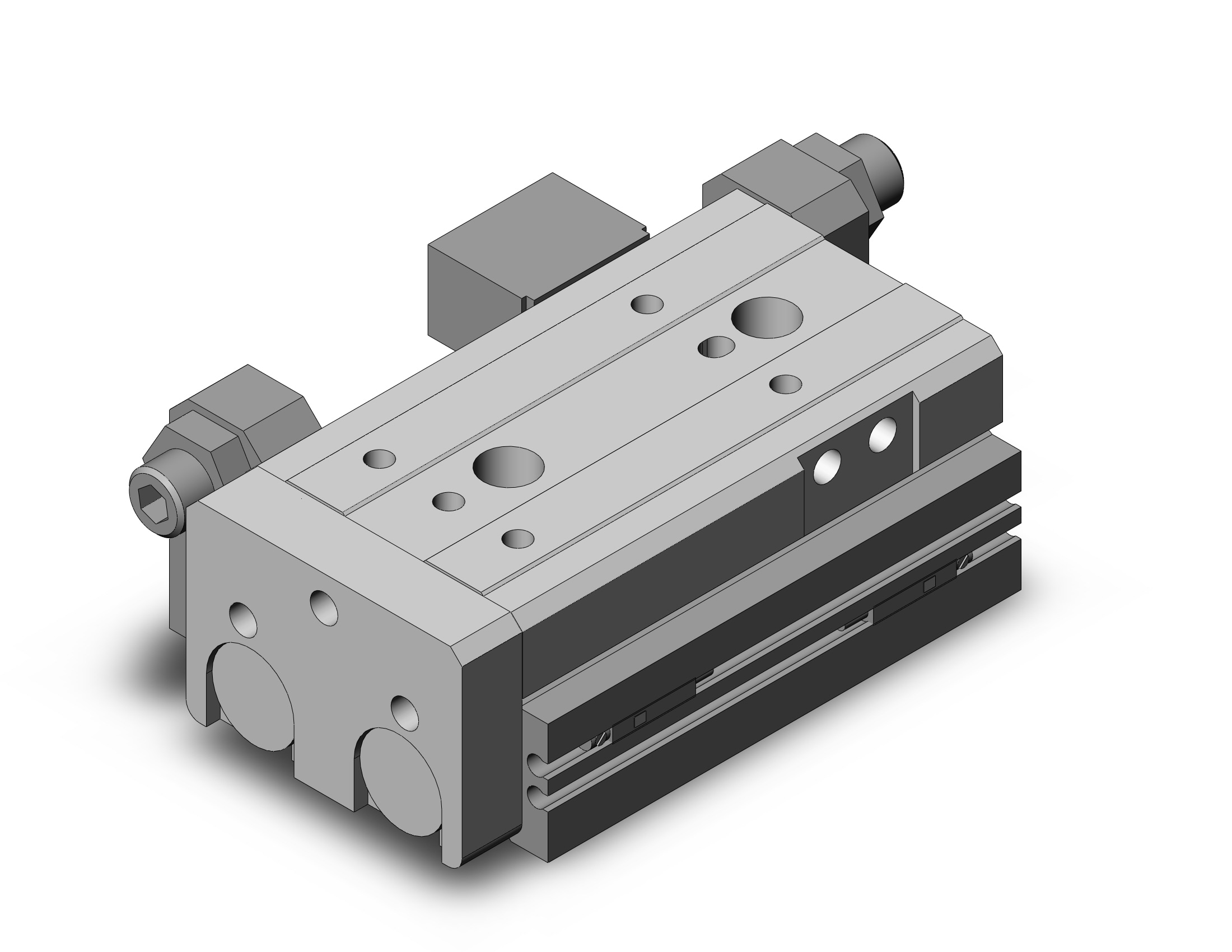 SMC MXQ20-40C-A93L cylinder, MXQ GUIDED CYLINDER