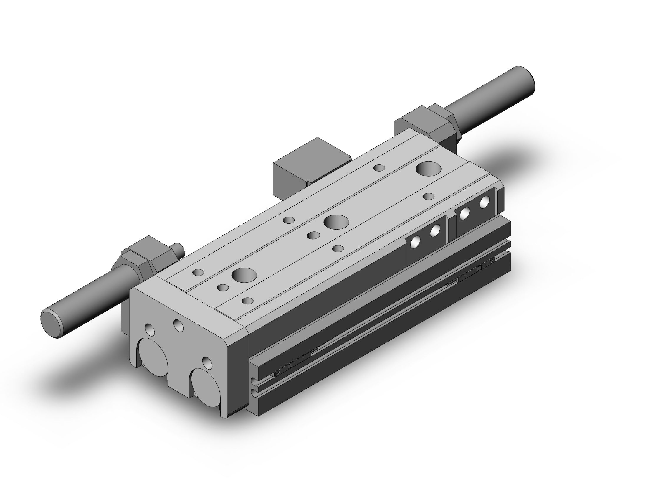 SMC MXQ20-75B-M9NZ cyl, slide table, GUIDED CYLINDER