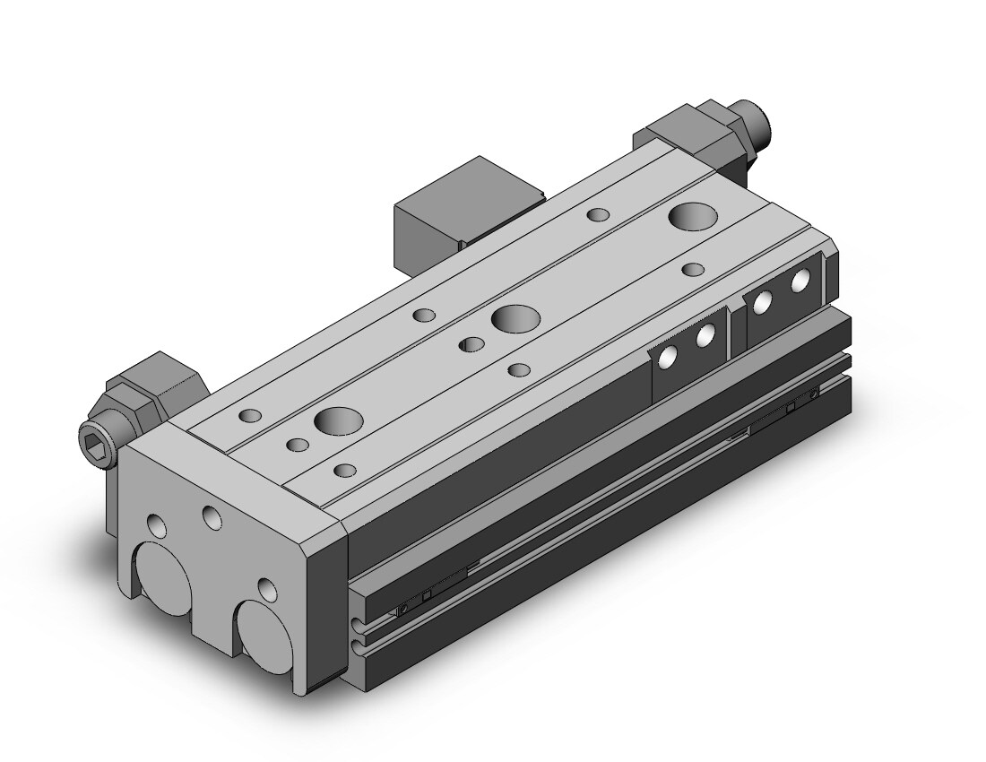 Smc Mxq C M Bl Cyl Slide Table Stroke Adj Mxq Guided