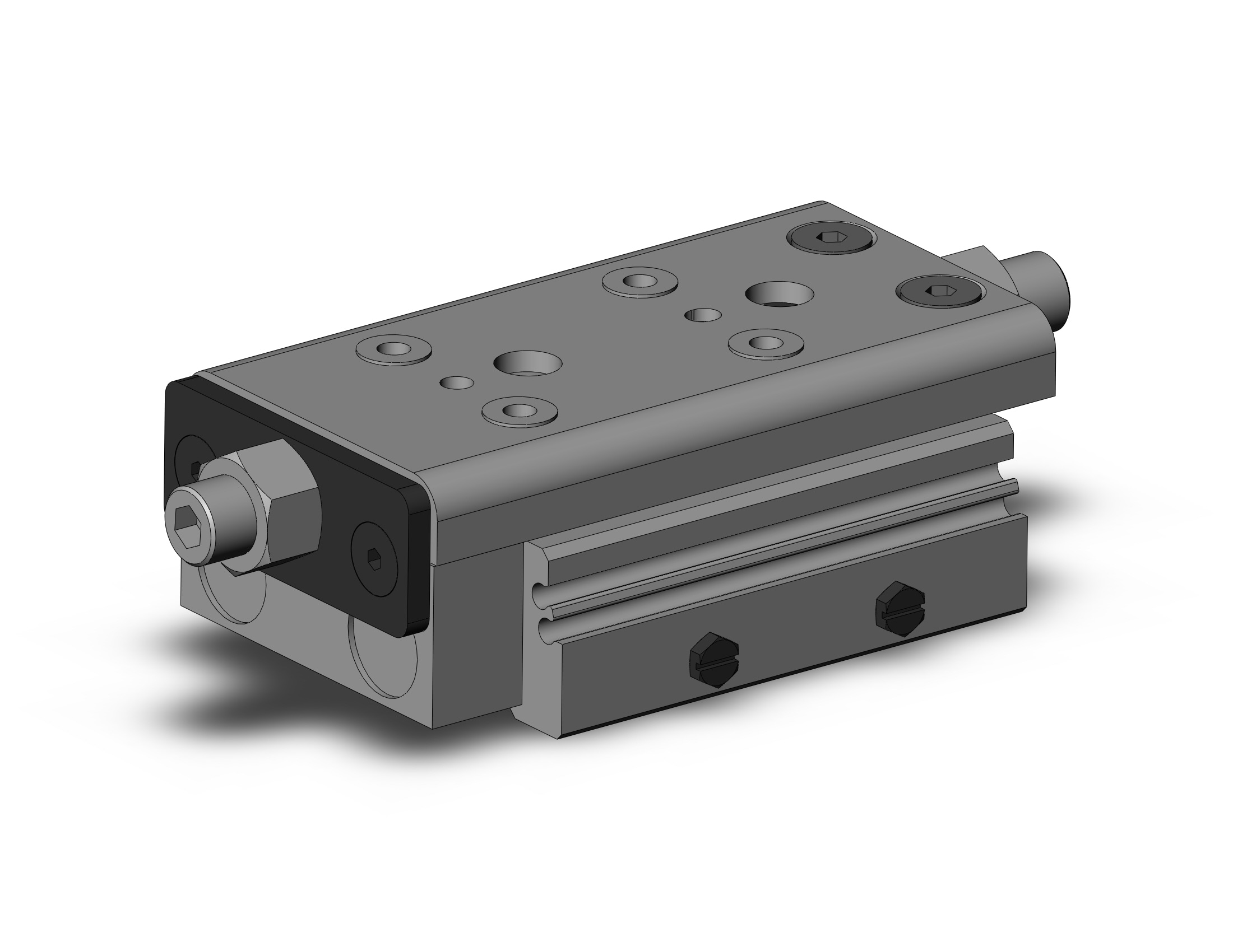 SMC MXQ20A-10ZD cyl, high precision, guide, MXQ GUIDED CYLINDER