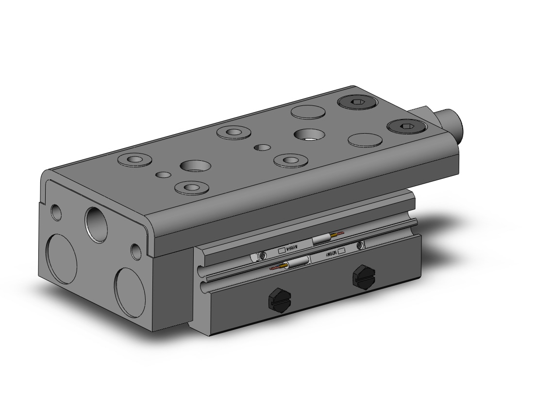 SMC MXQ20A-20ZB-M9BWSDPC cyl, high precision, guide, MXQ GUIDED CYLINDER