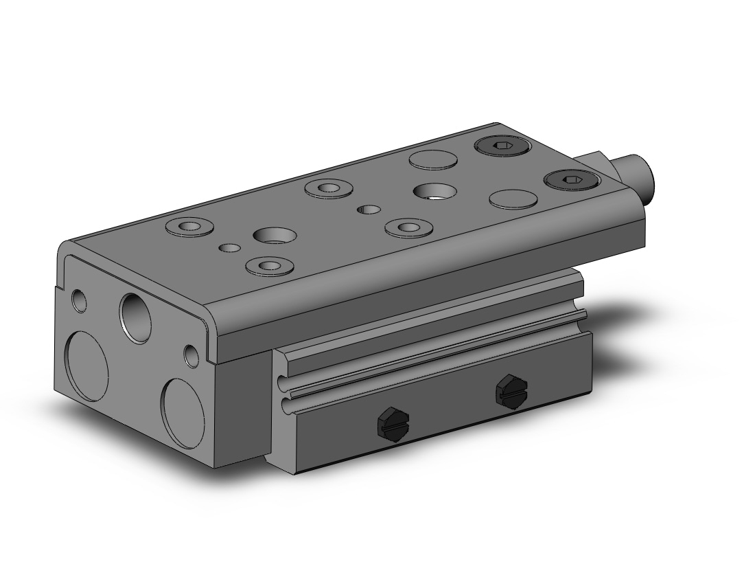 SMC MXQ20A-20ZE cyl, high precision, guide, MXQ GUIDED CYLINDER