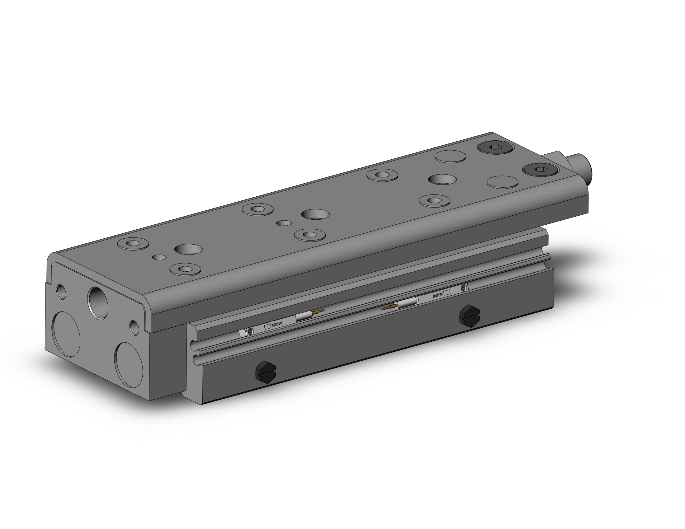 SMC MXQ20A-75ZB-M9BWSDPC cyl, high precision, guide, MXQ GUIDED CYLINDER