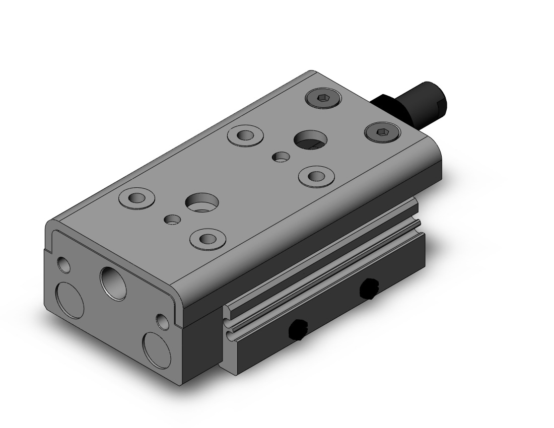 SMC MXQ20B-10ZH cyl, high precision, guide, MXQ GUIDED CYLINDER