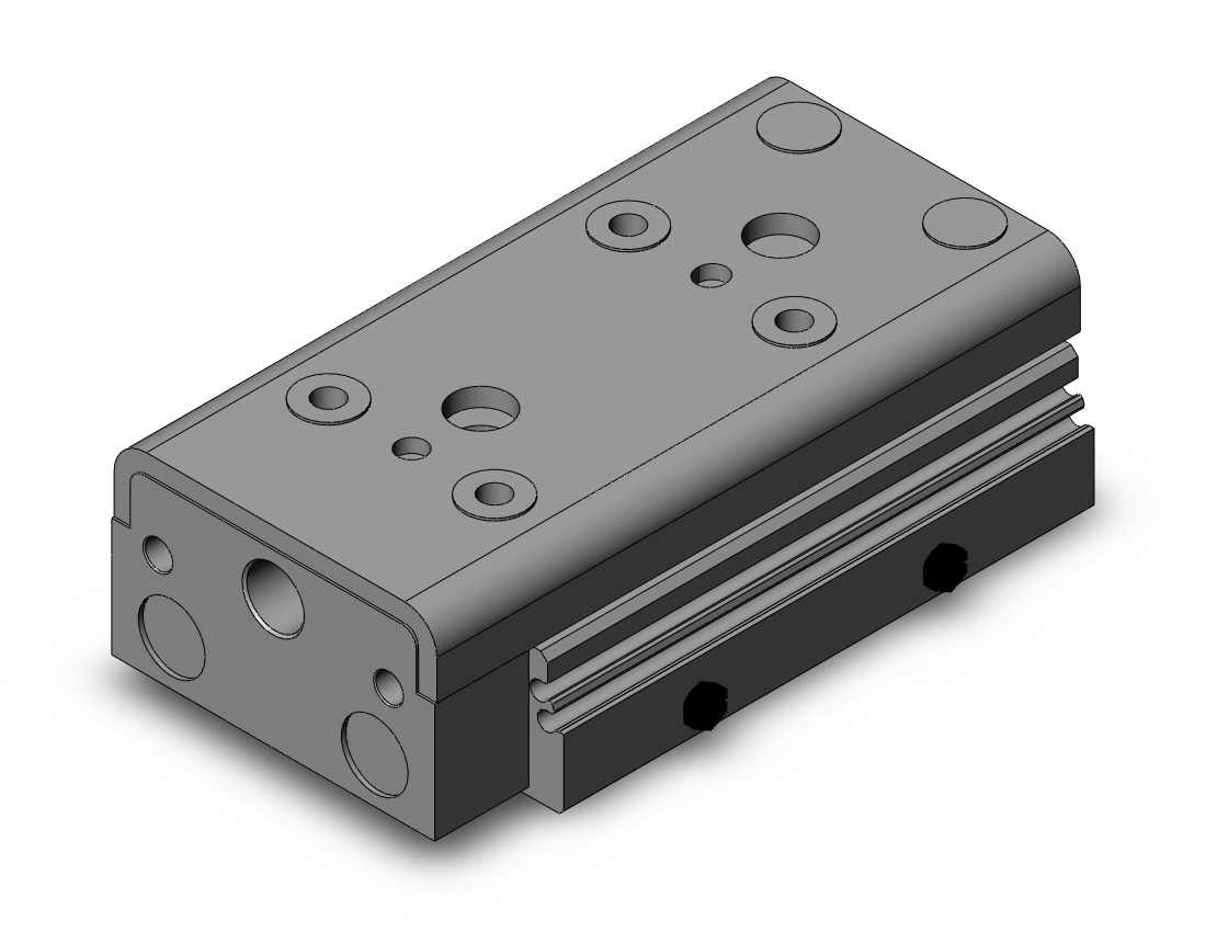 SMC MXQ20B-40ZN cyl, high precision, guide, MXQ GUIDED CYLINDER