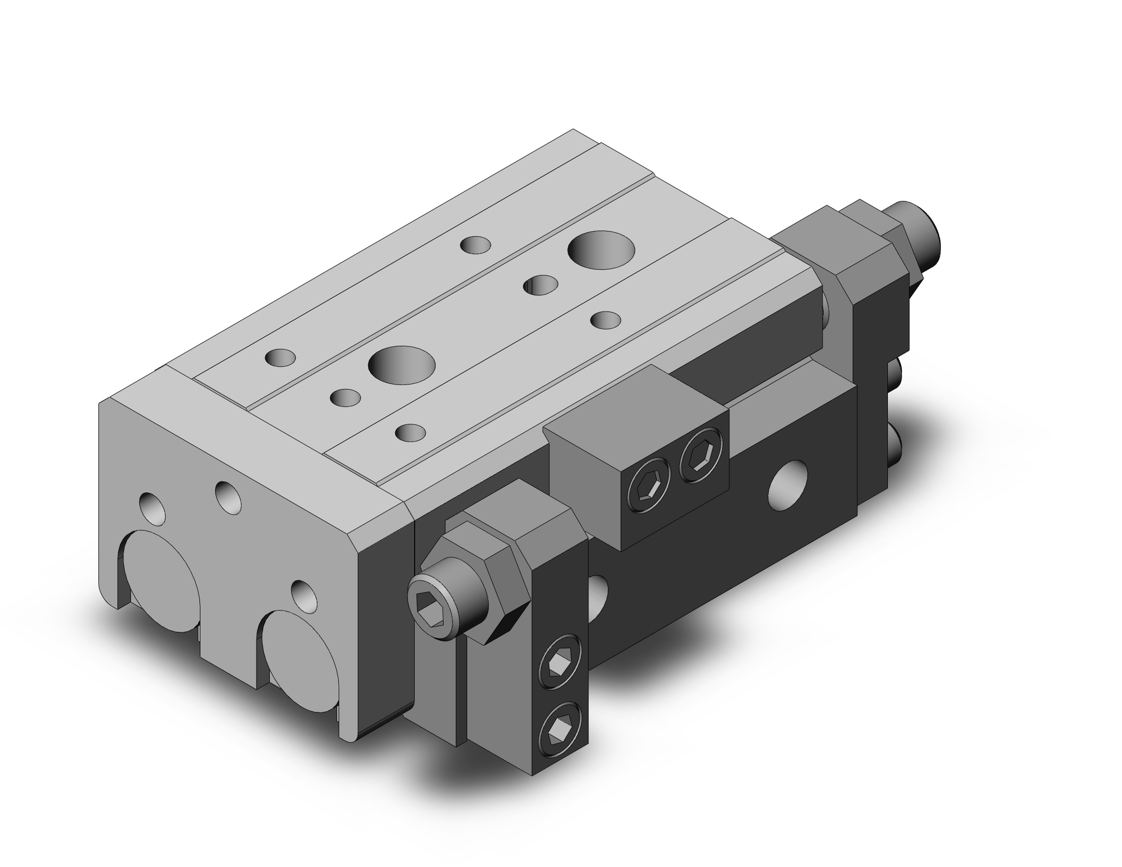 SMC MXQ20L-10A-M9NL cyl, slide table, GUIDED CYLINDER