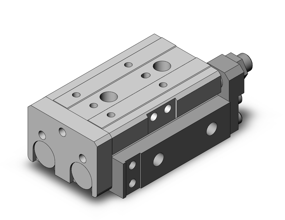 SMC MXQ20L-10AT-M9NL cyl, slide table, GUIDED CYLINDER