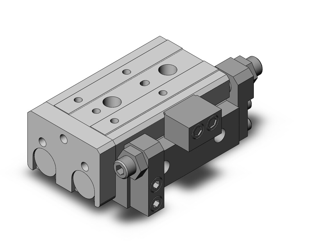 Smc Mxq L C M Bl Cyl Slide Table Stroke Adj Mxq Guided Cylinder