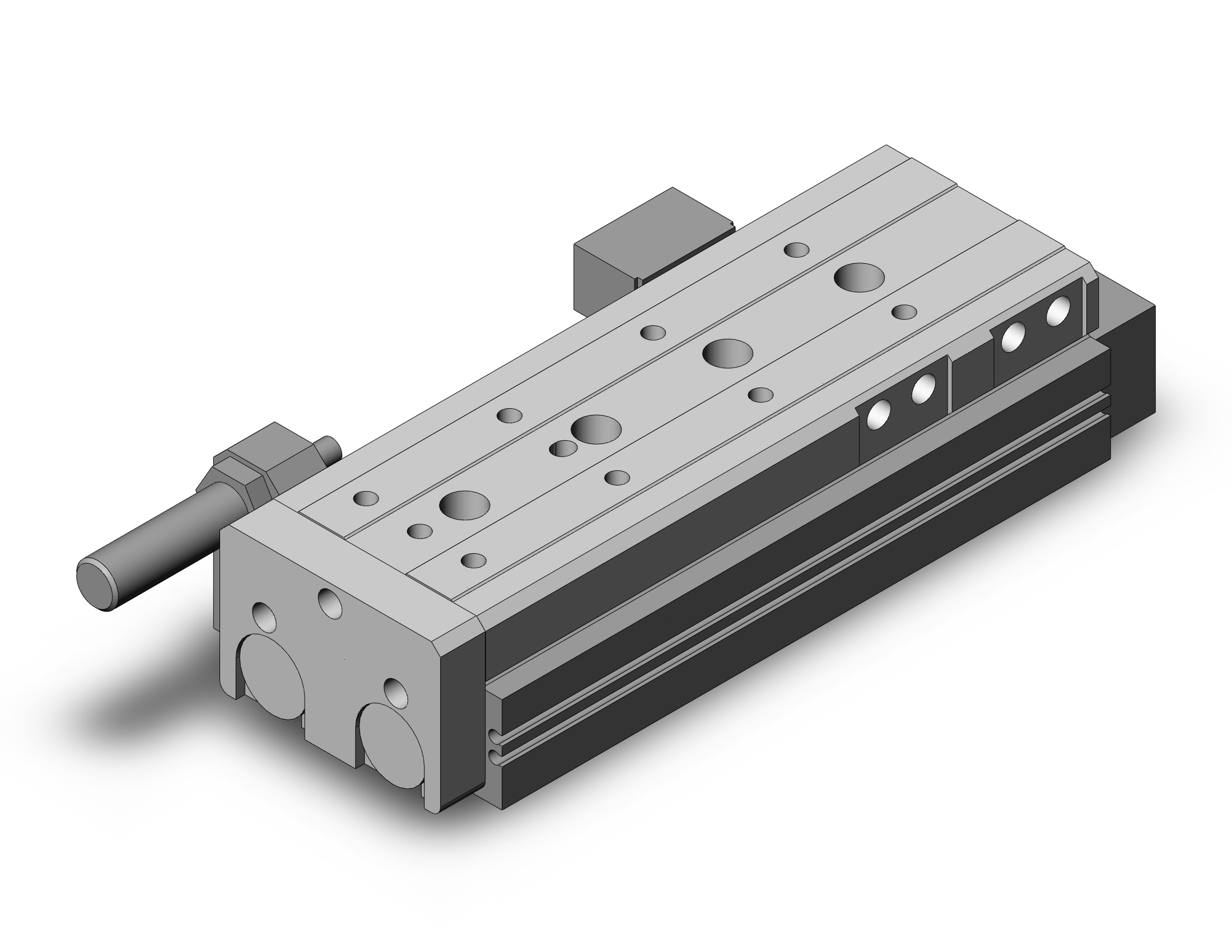 SMC MXQ25-100BSP cyl, slide table, GUIDED CYLINDER