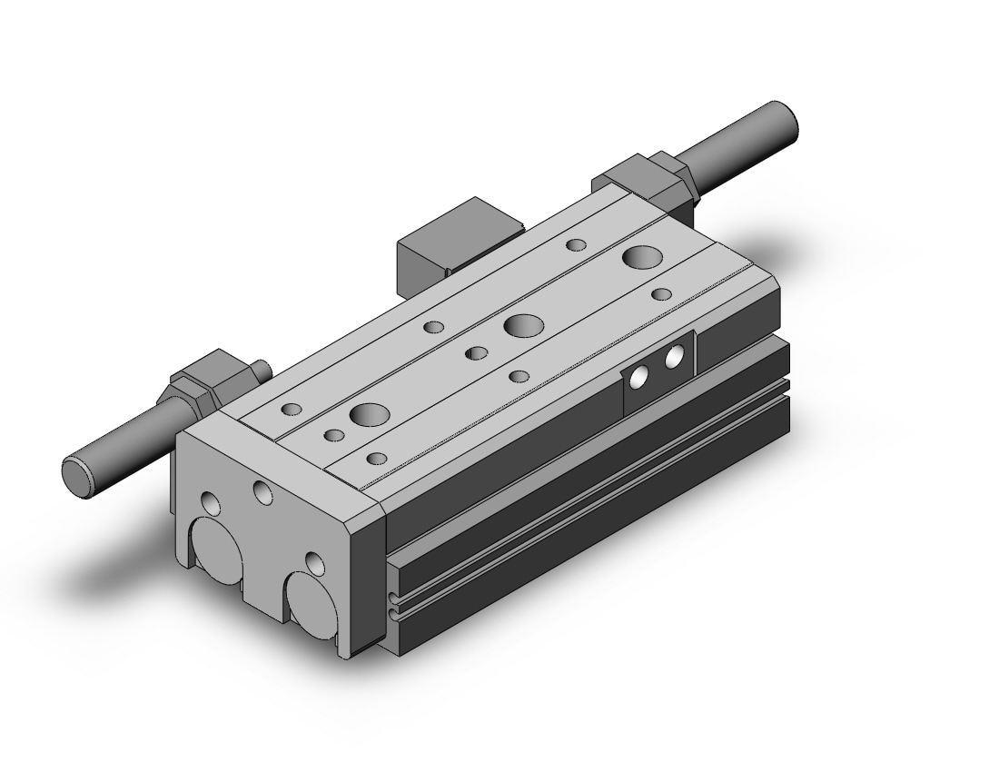 SMC MXQ25-75BSAT cylinder, MXQ GUIDED CYLINDER