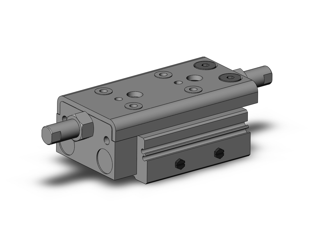 SMC MXQ25A-10ZG cyl, high precision, guide, MXQ GUIDED CYLINDER