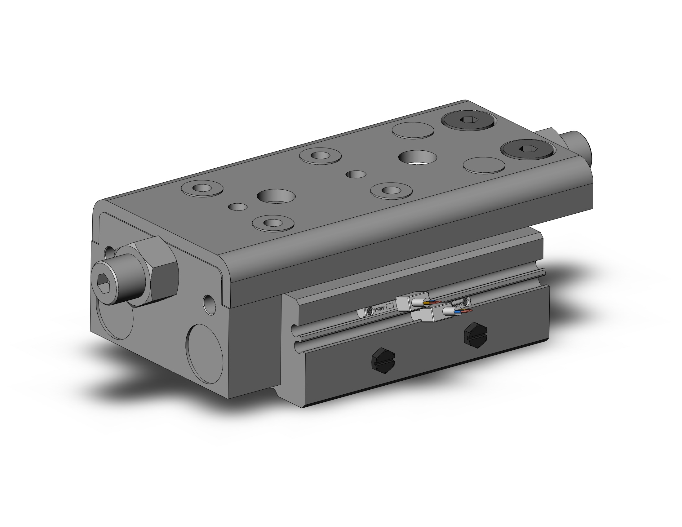 SMC MXQ25A-20ZA-M9NV cyl, high precision, guide, MXQ GUIDED CYLINDER