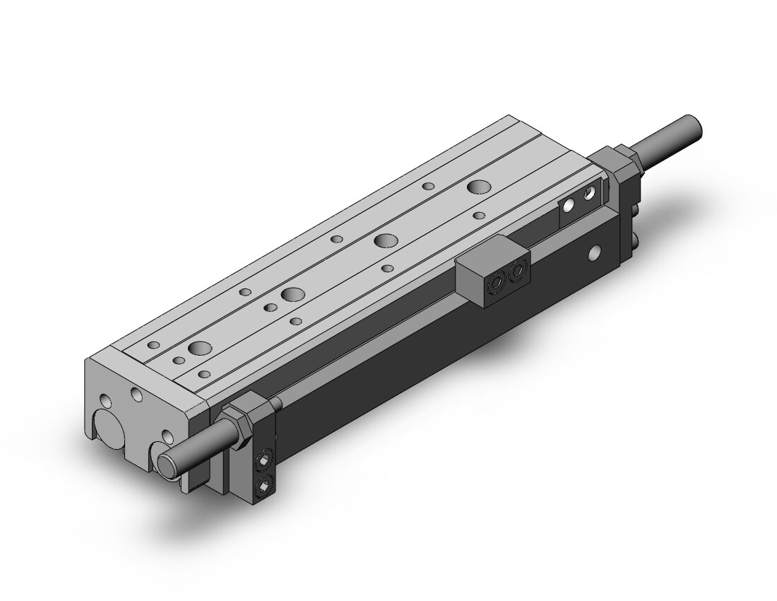 Smc Mxq L B M Bl Cyl Slide Table Shock Absorb Mxq Guided Cylinder