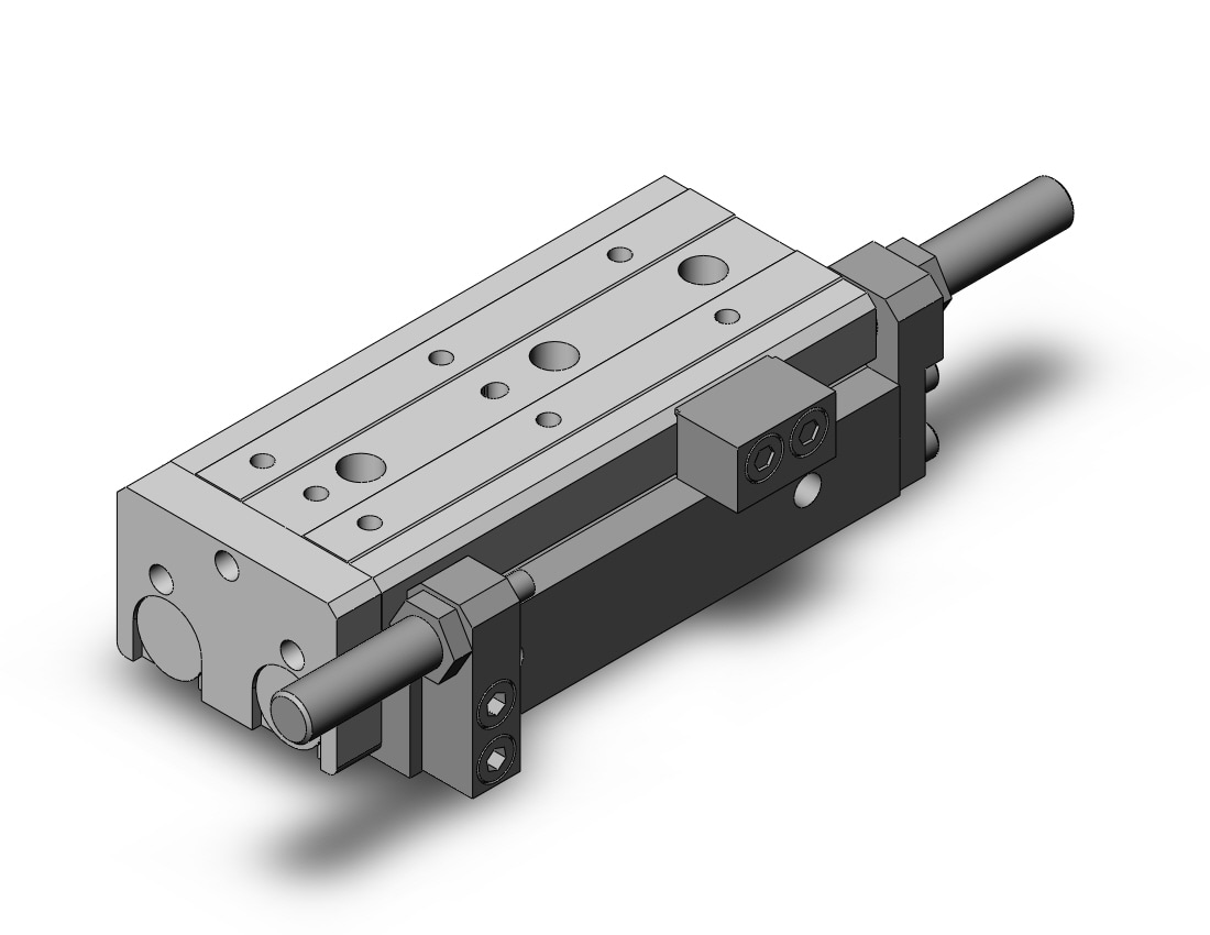 SMC MXQ25L-75BSAT cylinder, MXQ GUIDED CYLINDER