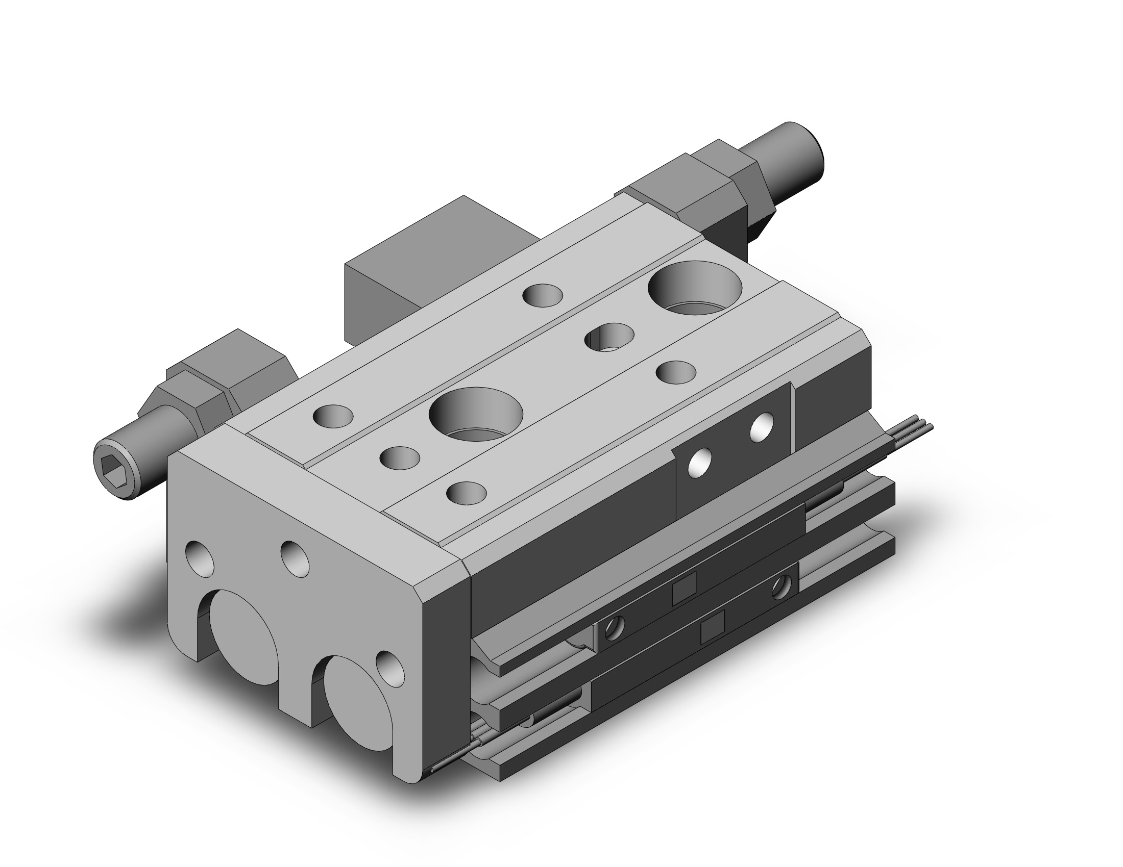 SMC MXQ6-10A-M9PWSAPC cylinder, MXQ GUIDED CYLINDER