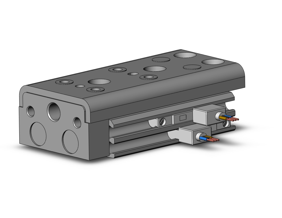 SMC MXQ6-10Z-M9PAV cyl, high precision, guide, MXQ GUIDED CYLINDER