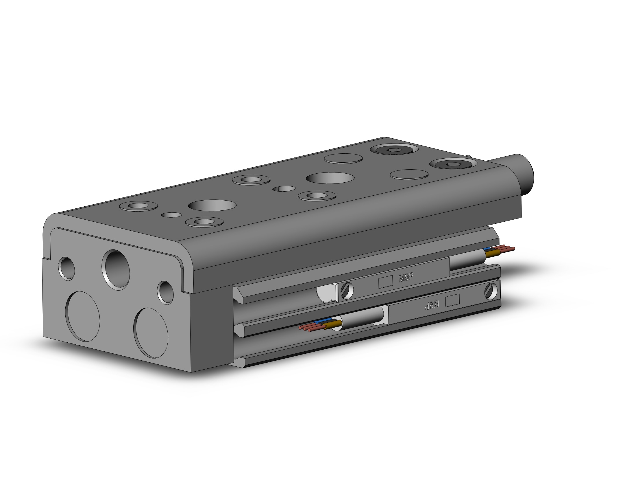 SMC MXQ6-10ZE-M9PSAPC cyl, high precision, guide, MXQ GUIDED CYLINDER