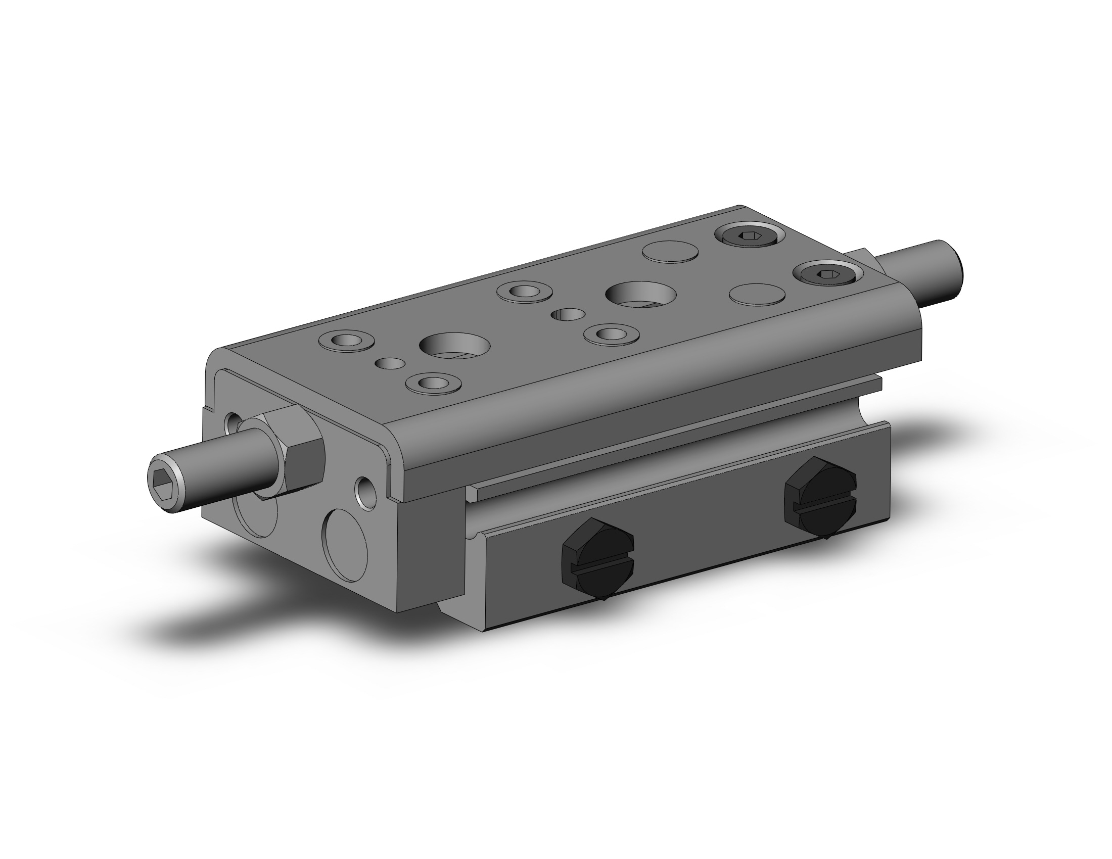 SMC MXQ6A-10ZD cyl, high precision, guide, MXQ GUIDED CYLINDER