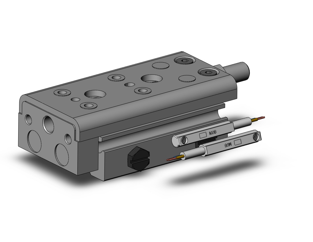 SMC MXQ6A-10ZE-M9BL cyl, high precision, guide, MXQ GUIDED CYLINDER