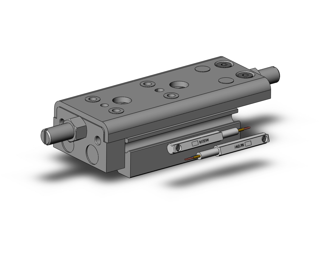 SMC MXQ6A-20ZG3-M9BWL cylinder, slide table, with auto switch, GUIDED CYLINDER