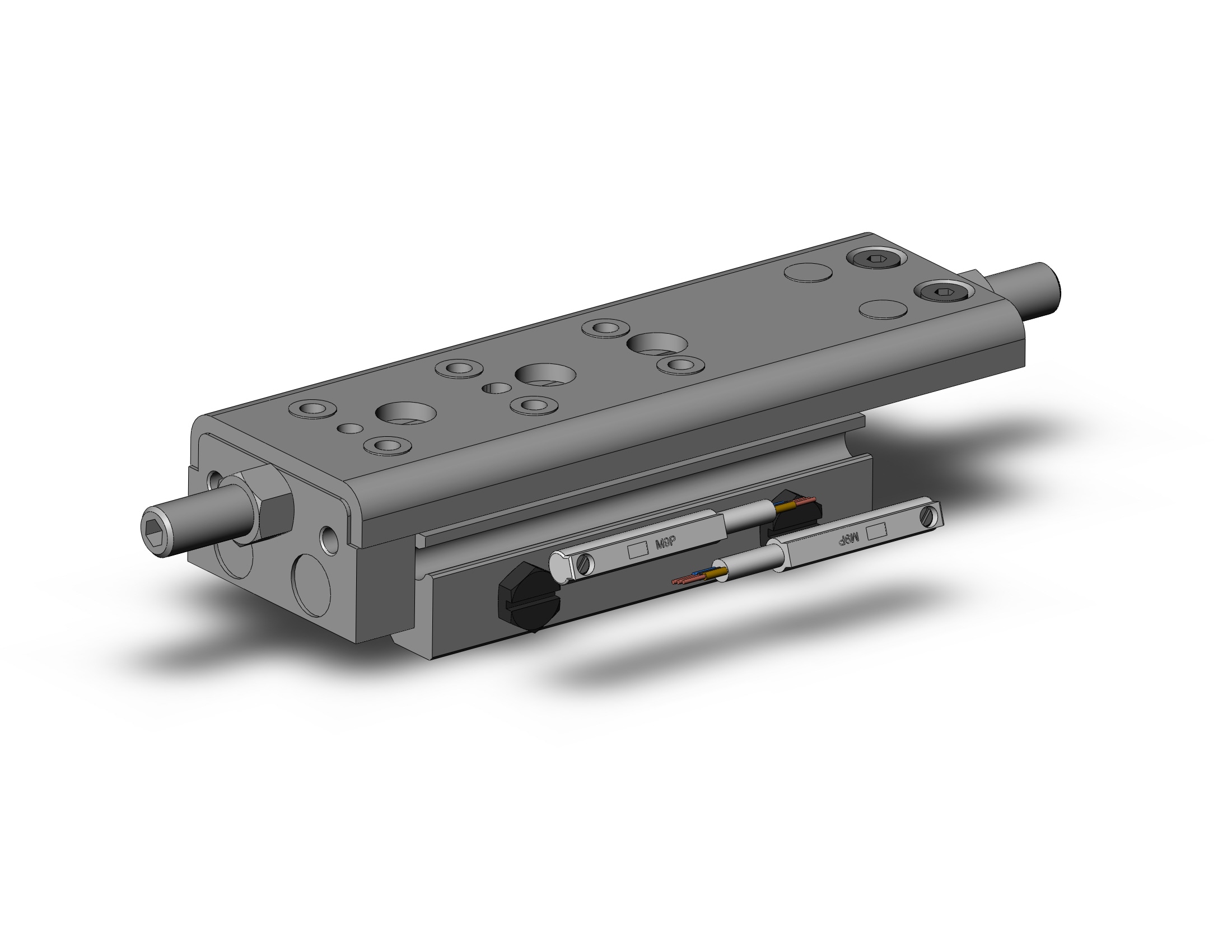 SMC MXQ6A-30ZD-M9P cyl, high precision, guide, MXQ GUIDED CYLINDER