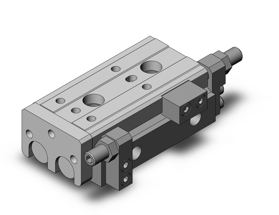 SMC MXQ6L-20A-M9BL cylinder, MXQ GUIDED CYLINDER