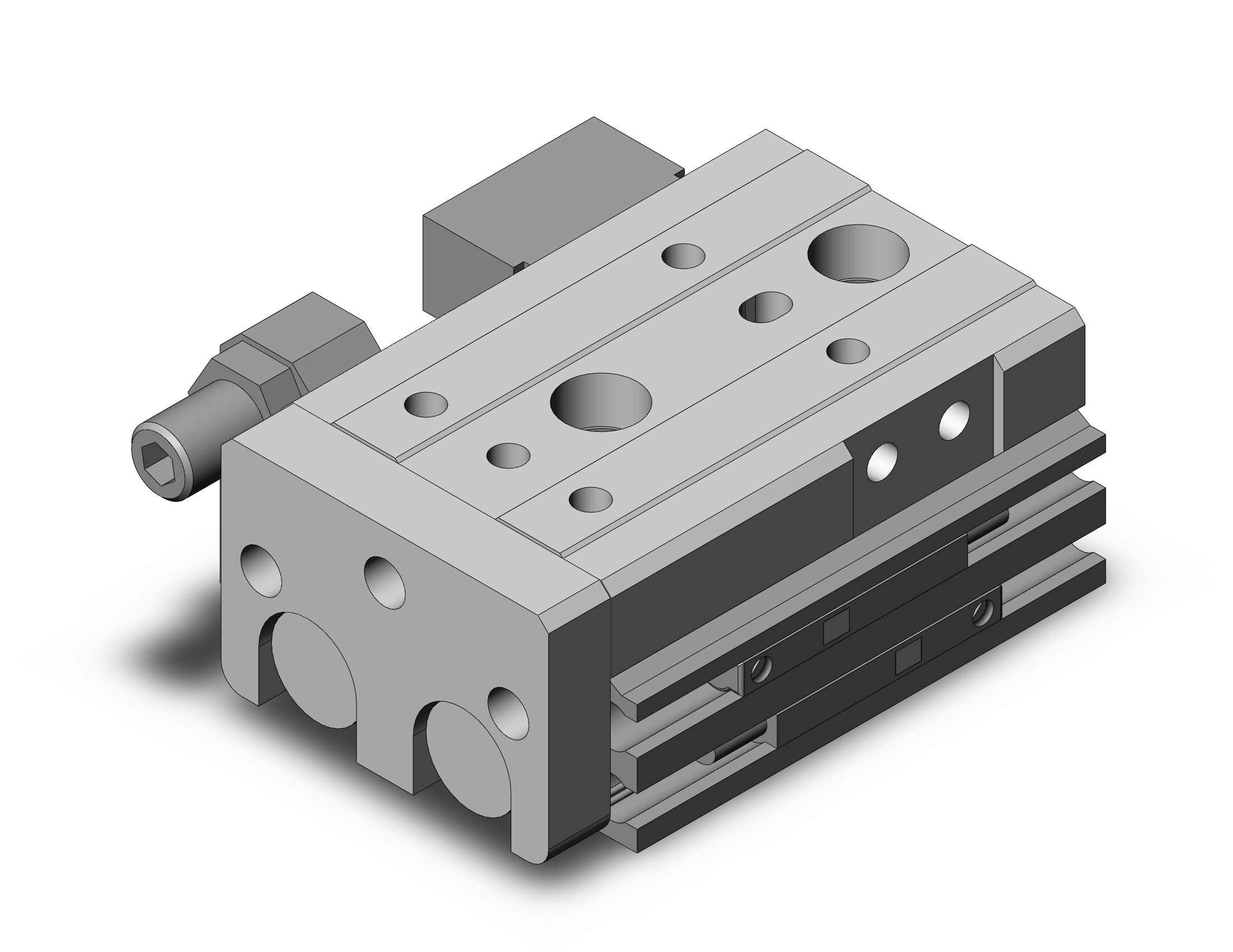 SMC MXQ8-10CS-M9BL cylinder, MXQ GUIDED CYLINDER