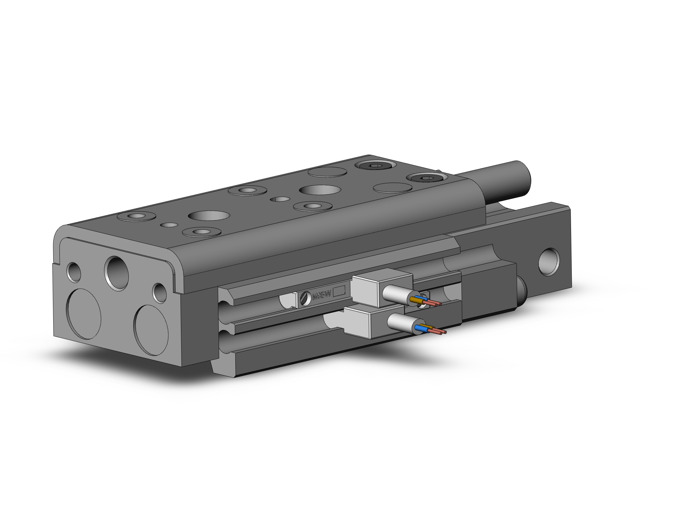 SMC MXQ8-10ZB2-M9BWVL cyl, high precision, guide, MXQ GUIDED CYLINDER