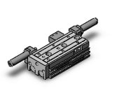 Smc Mxq B M Bl Cyl Slide Table Shock Absorb Mxq Guided